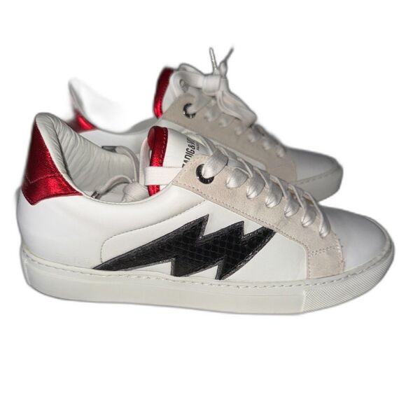 NIB Zadig & Voltaire Neo Keith Flash Sneaker size 38 - Picture 1 of 11